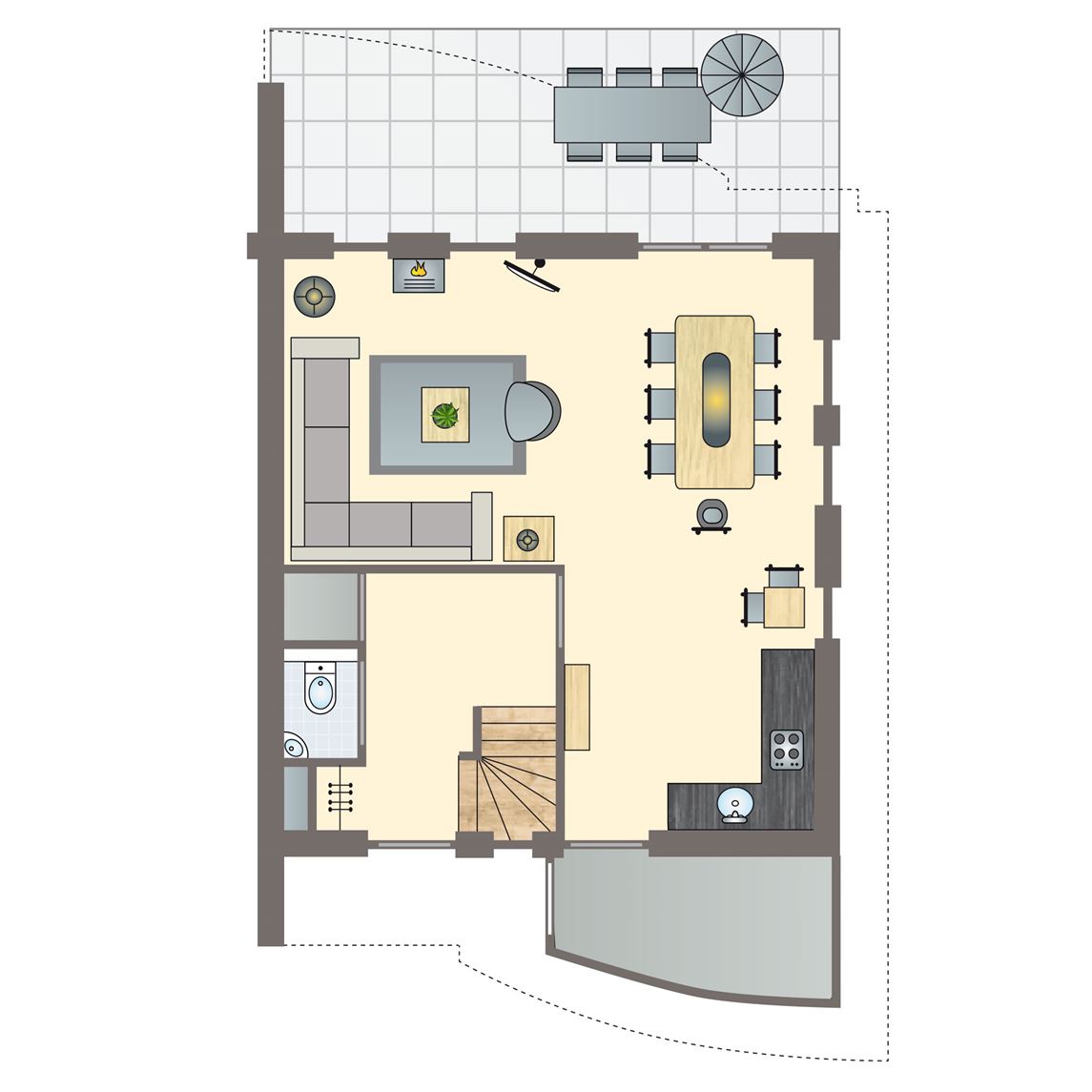 6-Personen-Kinderbauernhaus - Komfort 6CK in Hof van Saksen